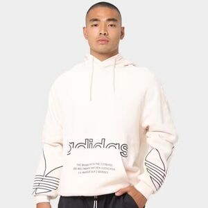 Men's Adidas Originals Tricolor Graphic Hoodie Size - L